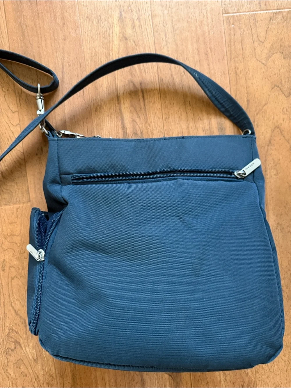 Travelon Navy Blue Crossbody Messenger Bag